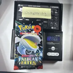 22.49g Paldean Fates Booster Pack Pokemon TCG New Sealed - Image 1