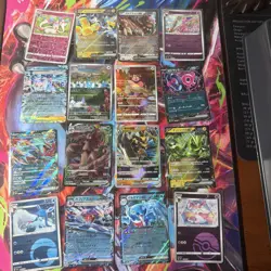 Pokemon 16 Card Lot nm V Max Mega Amazing Ex HOLO Rare Hits Only K1 - Image 1