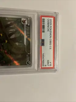 2025 Pokemon Gem Pack Vol.2 (SC) CBB2C Umbreon #0615/15 PSA 9 - Image 3