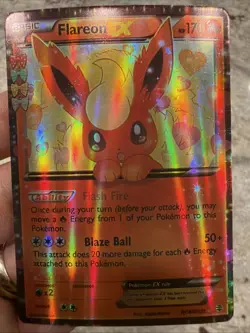 Flareon EX - RC6/RC32 - Pokemon Generations Radiant Collection Card NM - Image 1