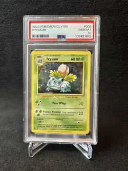 2023 Pokemon CLV en #002 Ivysaur PSA 10 Gem Mint - Image 1