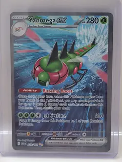 2025 Pokemon TCG Destined Rivals Yanmega EX SIR card #228/182, Pack Fresh Mint. - Image 1