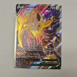 Pokemon Jolteon V SWSH183 Sword & Shield Promo Full Art Holo Card 190HP - Image 1