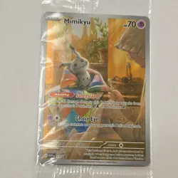 Pokemon Mimikyu 075 Sv: Scarlet & Violet Promo Holo Card 70HP English - Image 1