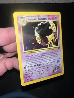 Pokemon Sabrina's Alakazam 16/132 Gym Challenge Holo Beautiful Condition - Image 4