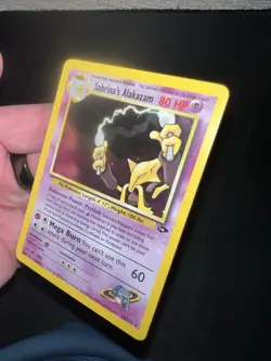 Pokemon Sabrina's Alakazam 16/132 Gym Challenge Holo Beautiful Condition - Image 5