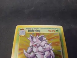 Nidoking 11/102 French Base Set Holo Pokemon Card Rare Sunbleached 1st Edition - Image 2