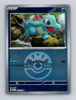 Totodile 041 Pokemon Ascended Heroes Reverse Holo Friend Ball Card NM+ - Image 1