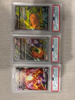 2022 Pokemon SWSH BSP Ultra Premium Collection Charizard PSA 10 9 and 8 - Image 1