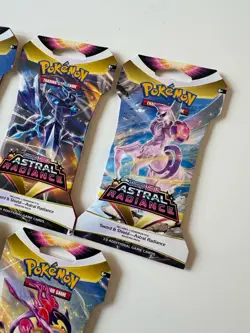 *FULL ART SET* x5 Pokemon TCG Astral Radiance Sleeved Booster Pack SEALED - Image 4