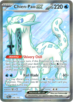 Chien-Pao ex - 236/193 - Ultra Rare - Paldea Evolved - Pokemon - English LP - Image 1