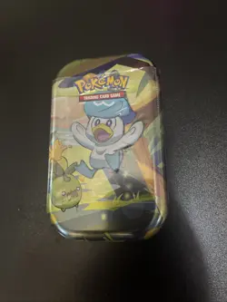 Pokemon TCG Paldea Friends Mini Tin - Quaxly & Smoliv - Brand New, Sealed! - Image 1