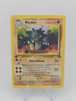 Rhydon 45/64 1st Edition, Jungle, LP - Pokemon TCG - Image 1