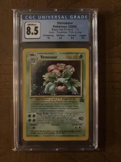 Pokemon Venusaur 13 2000 Black Star Promo Holo CGC 8.5 NM/Mint - Image 1