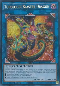 Yugioh! Topologic Blaster Dragon - BPRO-EN046 - Secret Rare - 1st Edition Near M - Image 1