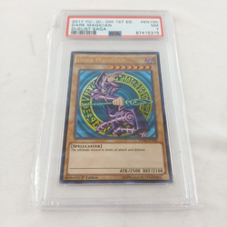 Yu-Gi-Oh Dark Magician – Duelist Saga 1st Ed Ultra Rare 2017 PSA 7 NM DUSA-EN100 - Image 1