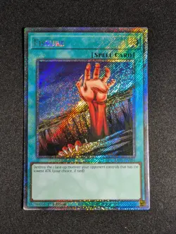 Yugioh - Fissure RA03-EN084 1st Edition Platinum Secret Rare NM - Image 1