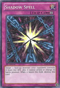 1 x Shadow Spell - BP01-EN092 - Starfoil Rare - Unlimited Edition Near Mint, Eng - Image 1