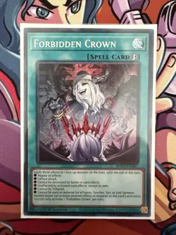Yugioh Forbidden Crown Secret Rare - Image 1