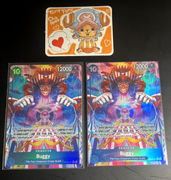 Buggy One Piece OP09-051 Alternate Alt Art Card Lot English x2 - Image 1