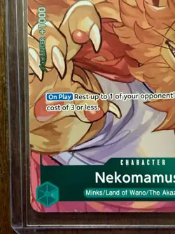 Nekomamushi (Box Topper) OP01-048 Romance Dawn English One Piece TCG Foil - Image 5