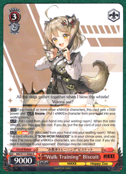 "Walk Training" Biscuit - GoV: Nikke NIK/S117-E066 R - Weiss Schwarz TCG Card - Image 2