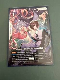 [ENGLISH] Gundam Card Game Awakened Potential GD03-118 R+ Alt Art Foil - Image 1