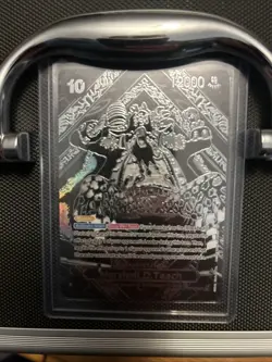 Teach OP09-093 3rd Anniversary Special Card Silver Parallel One Piece Card - Image 1