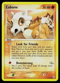 Pokemon Card - Cubone Team Rocket Returns 51/109 Common - Image 1