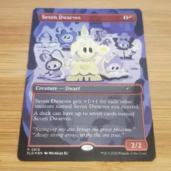1x Seven Dwarves - 0815, Secret Lair Drop Rare Bonus Card, Magic MTG NM - Image 1