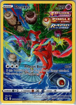 Deoxys GG12/GG70 Crown Zenith: Galarian Gallery - Pokemon Card - NM - Image 1