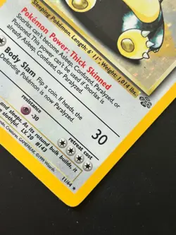 Pokemon Snorlax Holo Rare TCG Card 11/64 Jungle 1st Edition 90 HP Basic - Image 4