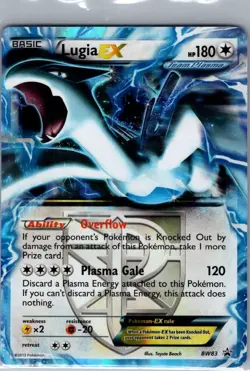 Lugia EX (Team Plasma) BW83 Black and White Promos - Pokemon Card - NM - Image 1
