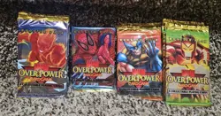 1995 Marvel Comics Over Power Trading Card Booster Pack (Lot of 16) - Image 1