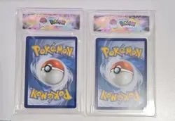 (2x SLABs) Radiant Heatran Holo Ultra Rare Pokemon Card Collectible - Image 2