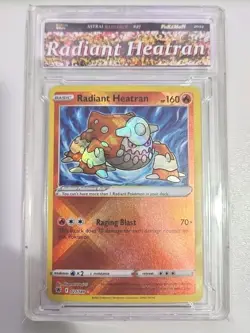 (2x SLABs) Radiant Heatran Holo Ultra Rare Pokemon Card Collectible - Image 3