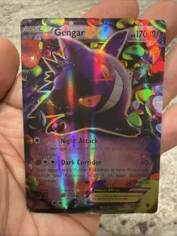 Pokemon TCG 2014 Gengar EX Holo Rare Card 34/119 Phantom Forces - Image 1