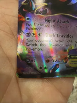 Pokemon TCG 2014 Gengar EX Holo Rare Card 34/119 Phantom Forces - Image 3