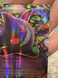 Pokemon TCG 2014 Gengar EX Holo Rare Card 34/119 Phantom Forces - Image 5