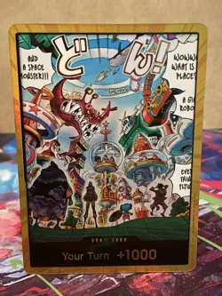 DON!! Card (Egghead) (Gold) The Azure Sea's Seven Foil - Image 1
