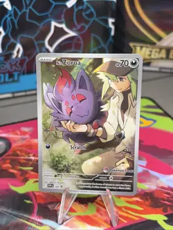 N's Zorua - 189 (Pokemon Center Exclusive) 189 Sv: Scarlet & Violet Promo Cards - Image 1