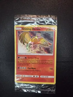 Pokemon TCG Shining Ho-Oh SM70 Holo Card Sealed Promo - Image 1