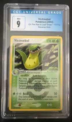 CGC 9 MINT Victreebel 2004 EX Fire Red & Leaf Green 17/112 Holo Pokemon Card - Image 1
