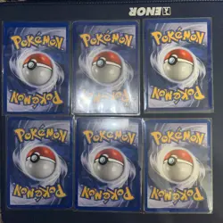 Pokemon Card Lot Base Set Holos- Mewtwo, Alakazam, Ninetails, Scyther, Nido - Image 2