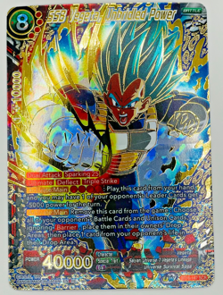 SSB Vegeta, Unbridled Power SCR Alt Art | Dragon Ball Super Card Game NM - Image 1
