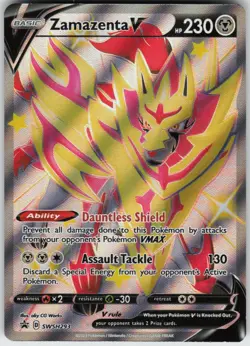 UR - 02 Holo Zamazenta V (Shiny) - SWSH293 Promo SWSH: Sword & Shield Promo Card - Image 1