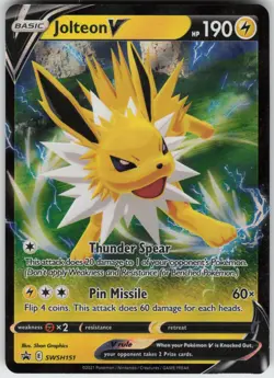 UR - 02 Holo Jolteon V SWSH151 Promo SWSH: Sword & Shield Promo Cards - Image 1