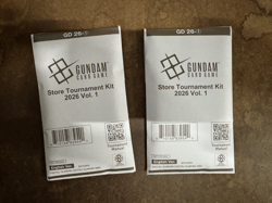 Gundam Card Game - Store Tournament Kit 2026 Vol 1 English SEALED x2 - Image 1