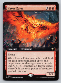 Havoc Eater Extended Art - Murders at Karlov Manor MTG - Image 1