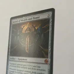 Magic The Gathering Sword of Wealth and Power Artifact BIG M0026 Dominik Mayer - Image 4